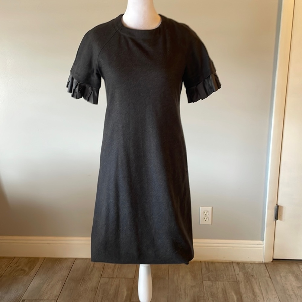 [Lela Rose] Gray Wool Knit Dress - Size 2